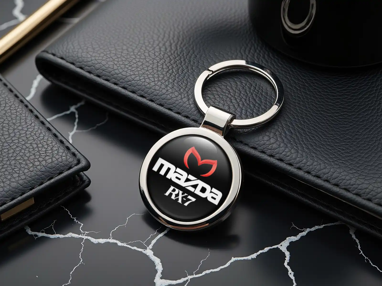 Mazda Llaveros Brillantes Metal Robusto Elegante